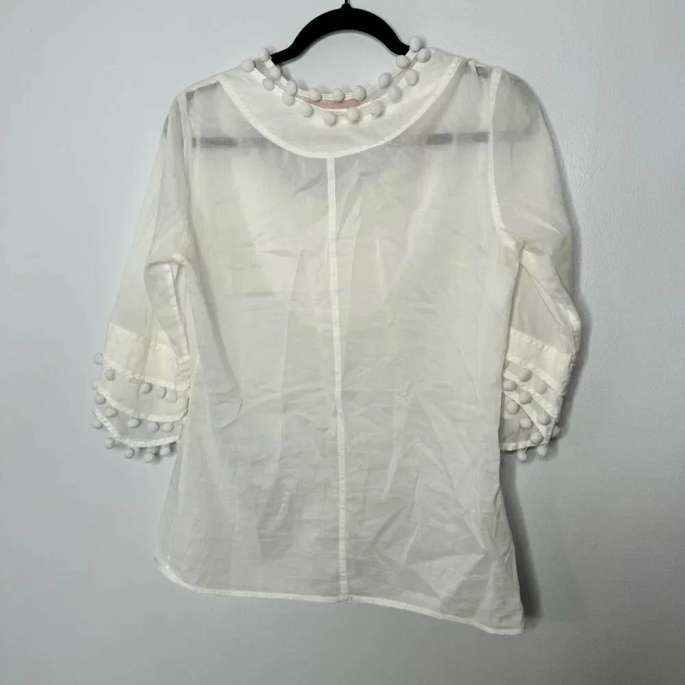 Tory Burch white blouse